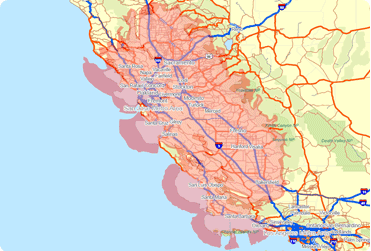 Nothern CA Map